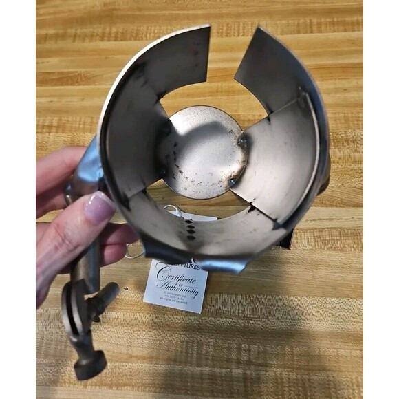 H&K Steel Sculpt￼ure Wine Bottle Holder-Carpenter-Handmade Ltd. Edition - Picture 10 of 11